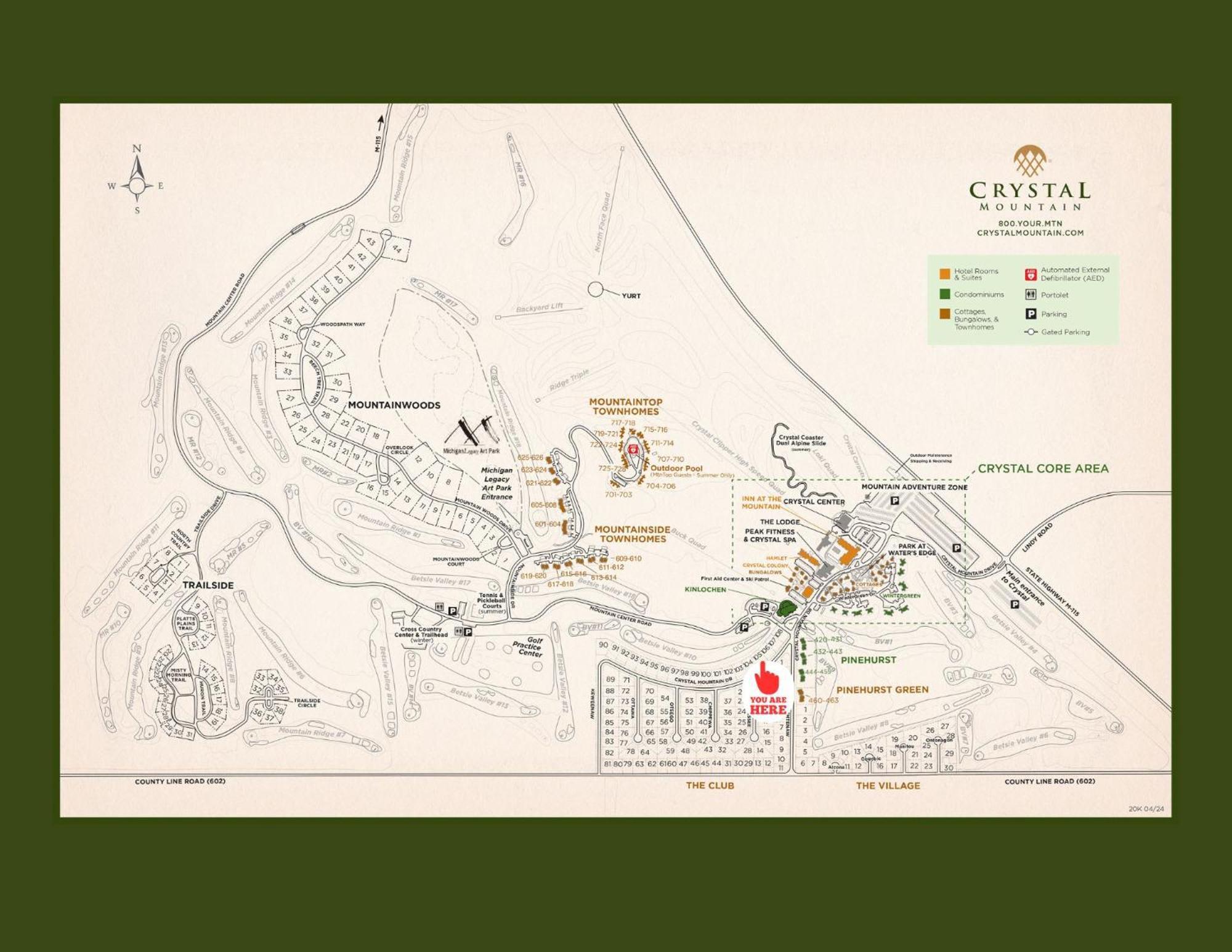 Crystal Mountain Cabin-Shuttle Pass Included! Thompsonville Eksteriør bilde